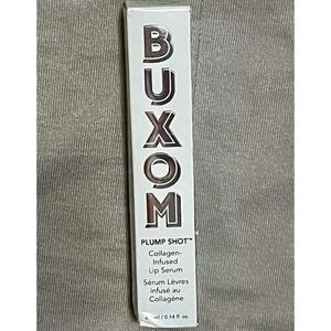 BUXOM Plump Shot Collagen Infused Lip Serum ~‎ FILLER ~ (Clear) 4ml NIB